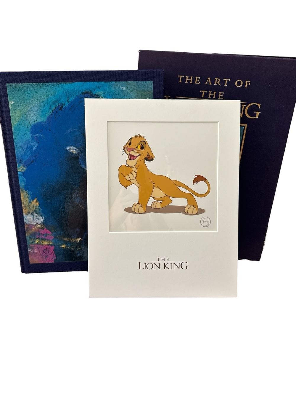 Disney The Art of The Lion King Deluxe Edition Book Sericel COA Signed #1009